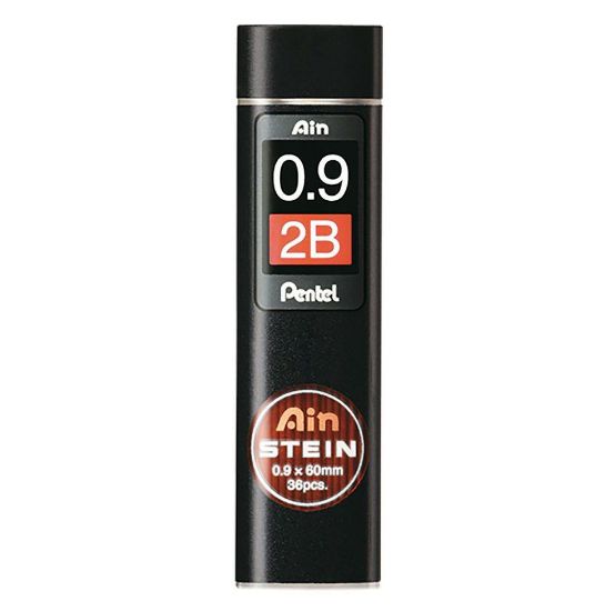 GRAFITE PENTEL AIN STEIN 0.9 - 2B C/36