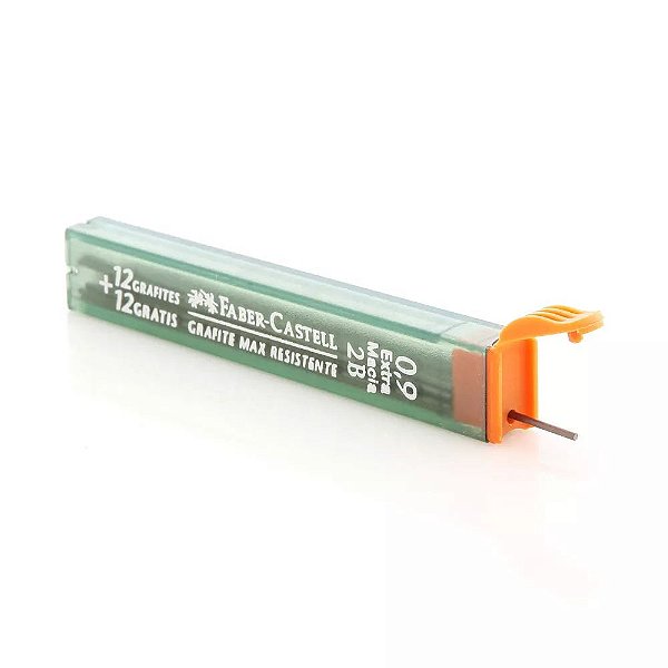 GRAFITE FABER-CASTELL 0.9 2B - 24 MINAS