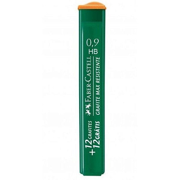 GRAFITE FABER-CASTELL 0.9 HB - 24 MINAS