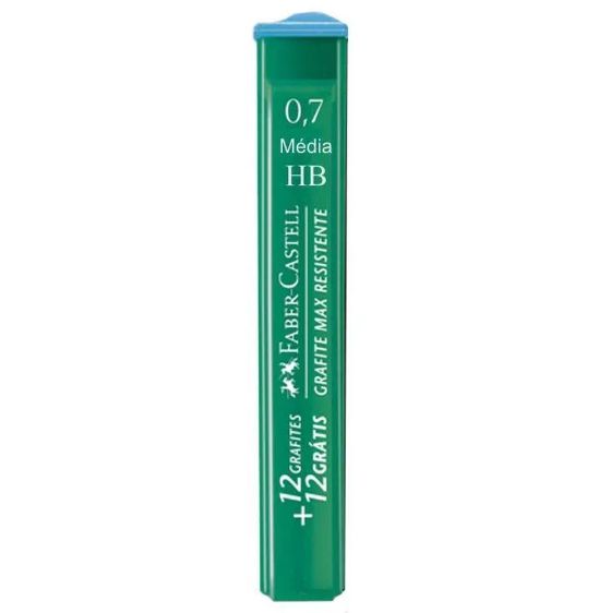GRAFITE FABER-CASTELL 0.7 HB - 24 MINAS