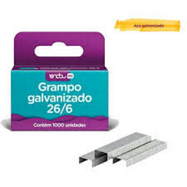 GRAMPO 26/6 ONDA GALV.C/1000UN CX C/10UN R.4711012
