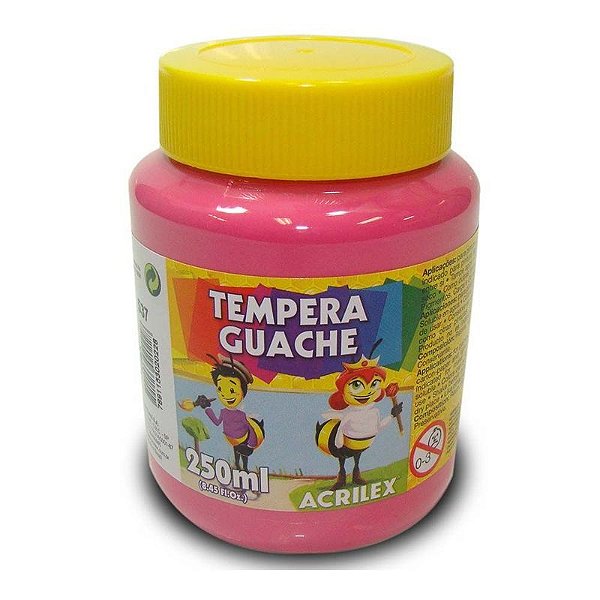 GUACHE ACRILEX 250ML - ROSA REF537