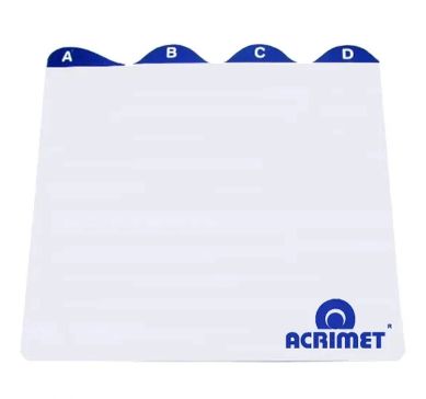 INDICE A/Z PARA FICHAS 4X6 REF632
