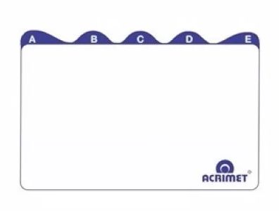 INDICE A/Z PARA FICHAS 6X9 REF634