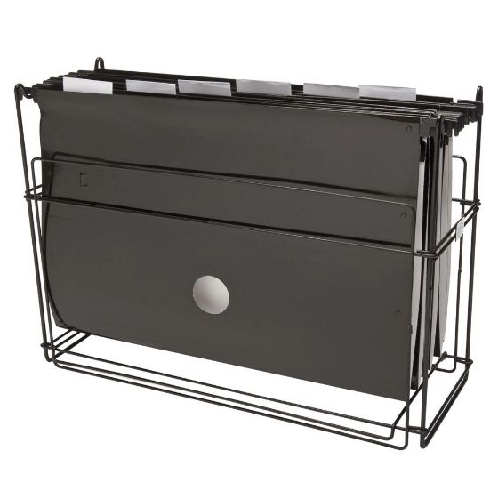 KIT ARAMADO C/ 6 PASTAS SUSPENSAS - PRETO