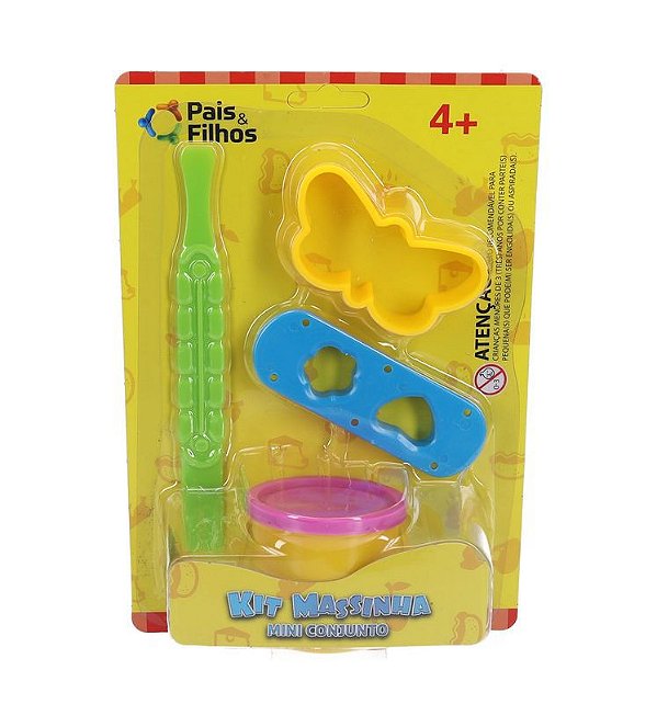 KIT DE MASSINHA CONJUNTO PRATICO MINI