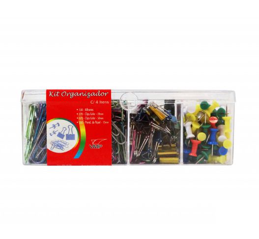 KIT ORGANIZADOR C/ 4 ITENS AZUL CLARO - VMP