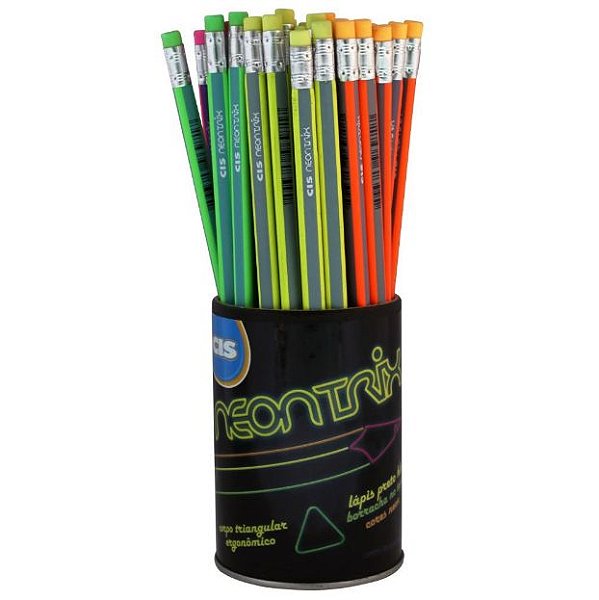 LAPIS CIS NEONTRIX COM BORRACHA