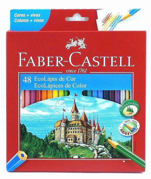 LAPIS DE COR FABER 48 CORES