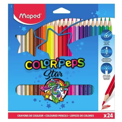 LAPIS DE COR MAPED 24 CORES - COLOR PEPS