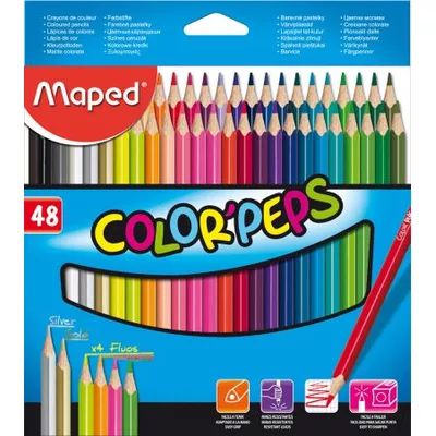 LAPIS DE COR MAPED 48 CORES - COLOR PEPS