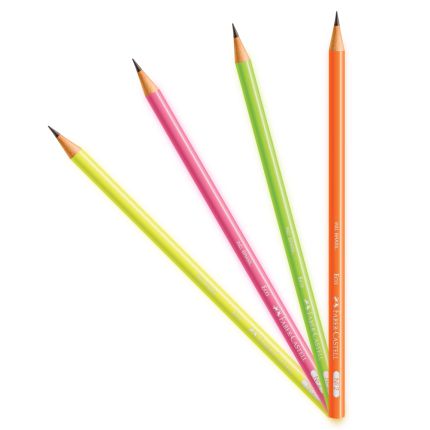 LAPIS FABER CASTELL MAX NEON ESTOJO C/ 4