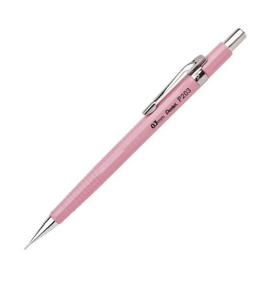 LAPISEIRA PENTEL P200 SHARP 0,3 MM - ROSA PASTEL
