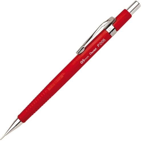LAPISEIRA PENTEL P200 SHARP 0,5 MM - VERMELHA