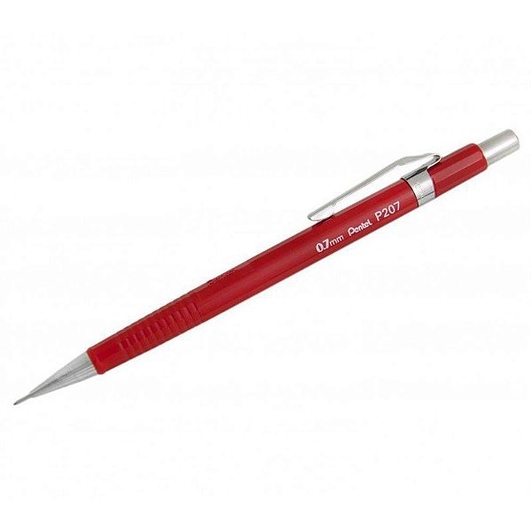 LAPISEIRA PENTEL P200 SHARP 0,7 MM - VERMELHA