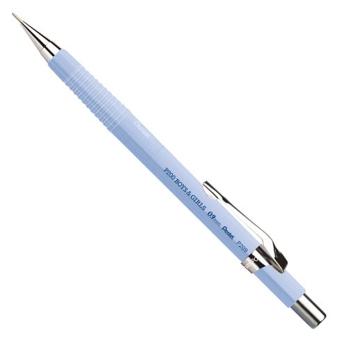 LAPISEIRA PENTEL P200 SHARP 0,9 MM - AZUL CLARO