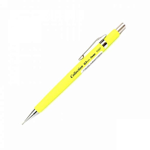LAPISEIRA PENTEL P200 SHARP NEON 0,7 MM - AMARELA