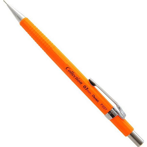 LAPISEIRA PENTEL P200 SHARP NEON 0,7 MM - LARANJA