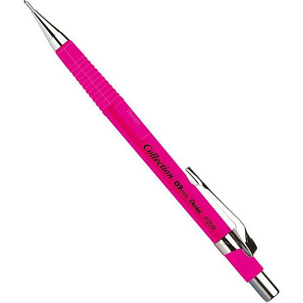 LAPISEIRA PENTEL P200 SHARP NEON 0,9 MM - ROSA