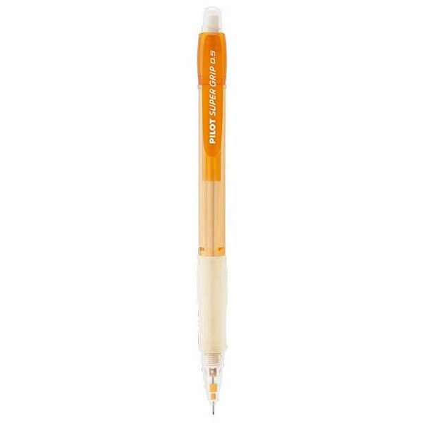 LAPISEIRA PILOT SUPER GRIP 0,5 MM - LARANJA NEON