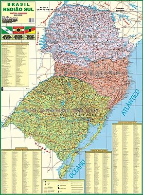 MAPA - REGIAO SUL POLITICO