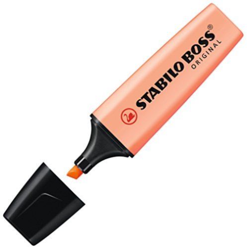 MARCA TEXTO STABILO BOSS PASTEL - PESSEGO 70/126