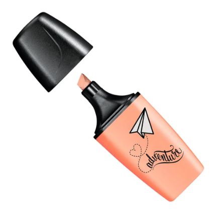 MARCA TEXTO STABILO MINI PASTEL - PESSEGO 07/126-7