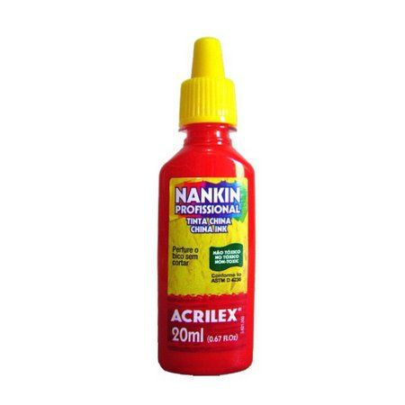 NANKIN ACRILEX 20ML - VERMELHO 507