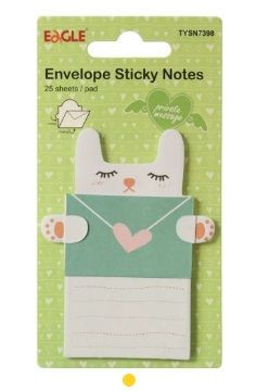 NOTA ADESIVA GATO BRANCO TYSN7398