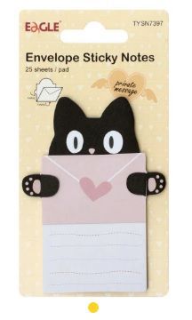 NOTA ADESIVA GATO PRETO TYSN7397