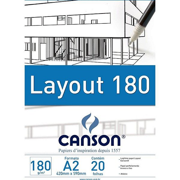 PAPEL UNID LAYOUT A2 CANSON 180G