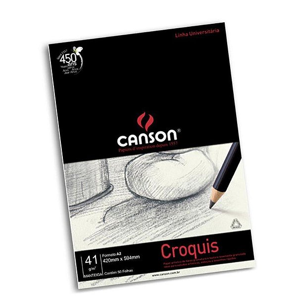 PAPEL UNID MANTEIGA A2 CANSON 41G