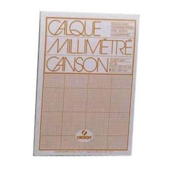 PAPEL UNID MILIMETRADO VEGETAL A3 CANSON - 60G