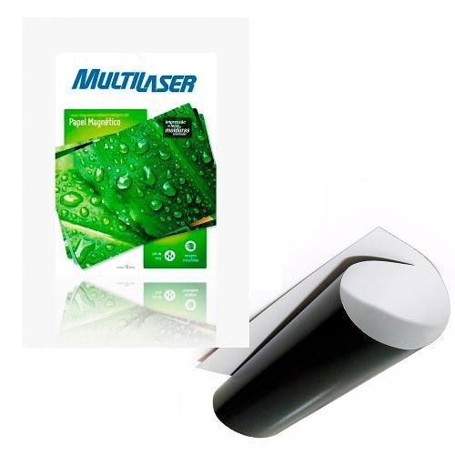PAPEL MAGNETICO MULTILASER 660G A4 21X29,7