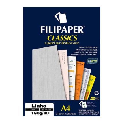 PAPEL UNID A4 LINHO CINZA FRIO 85G (POR UNIDADE)