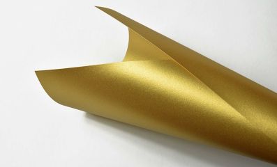 PAPEL UNID A4 METALICO AMARELO PEROLA 120GM (UNIDADE)