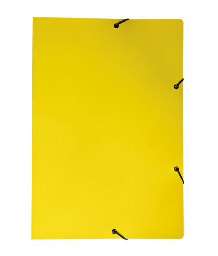 PASTA PAPELAO ELASTICO DELLOPLEX - AMARELO