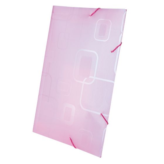 PASTA DELLO A4 DELLOFINE PLAST FOSCA - ROSA PEROLA