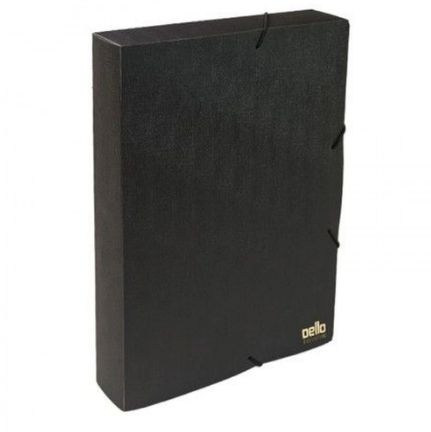 PASTA DELLO PLAST OFICIO 40MM EXECUTIVE - PRETA