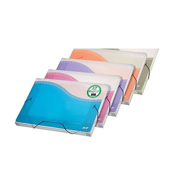 PASTA ACP PLAST TRANSP OFICIO 20MM - ROSA 5022