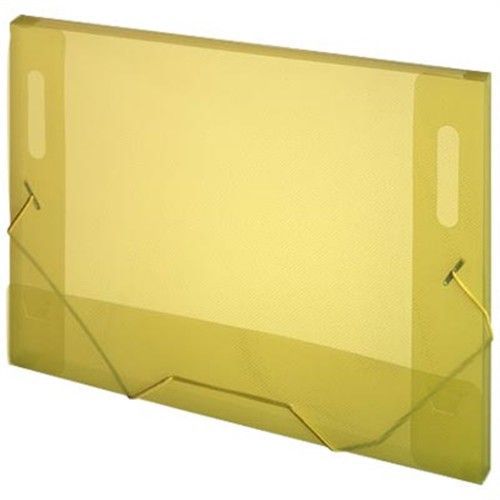 PASTA ACP PLASTICA FC OFICIO 20MM - AMARELA