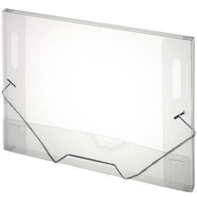 PASTA ACP PLASTICA FC OFICIO 20MM - CRISTAL