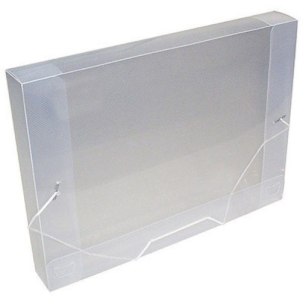 PASTA ACP PLASTICA FC OFICIO 40MM - CRISTAL