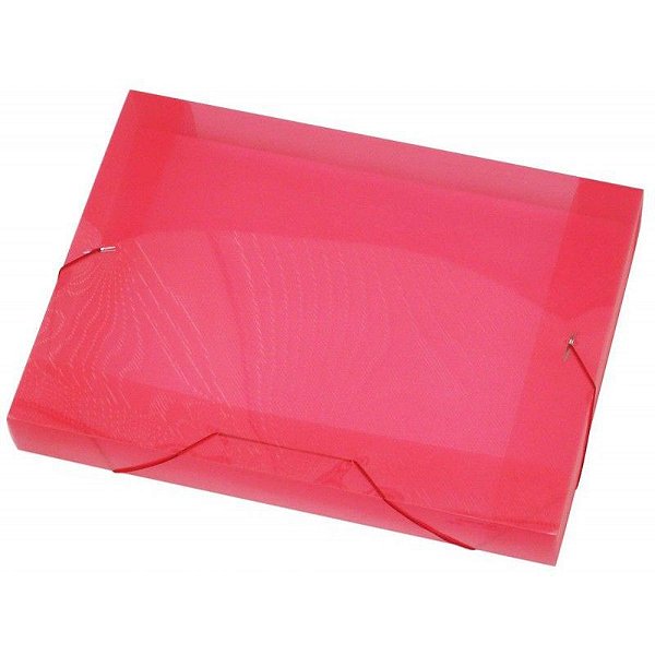 PASTA ACP PLASTICA FC OFICIO 40MM - VERMELHA