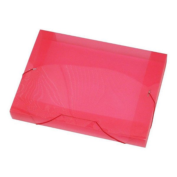 PASTA ACP PLASTICA FC OFICIO 55MM - VERMELHA