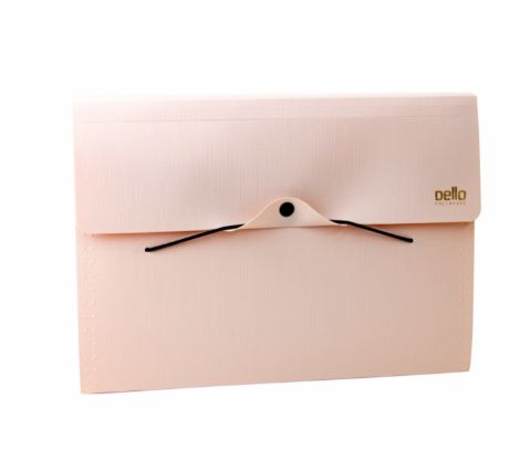 PASTA SANFONADA DELLO EXECUTIVE A4 12 DIV - ROSA