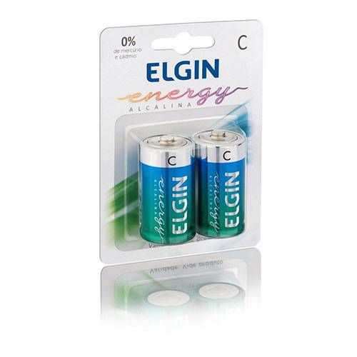 PILHA ELGIN LR14 ALCALINA C - 1.5V C/2