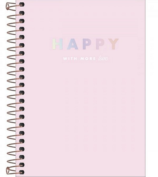 PLANNER 2021 ESP HAPPY - ROSA 80FLS