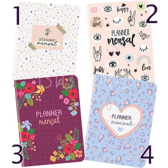 PLANNER MENSAL CARTOES GIGANTES
