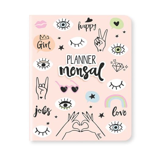 PLANNER MENSAL FLEX PL17 CARTOES GIGANTES